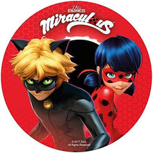 Carica l'immagine nel visualizzatore di Gallery, DISCO OSTIA CIALDA LADYBUG PRODIGIOSA MIRACULOUS - DECORAZIONE TORTA CAKE