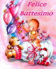 Carica l'immagine nel visualizzatore di Gallery, CIALDA PER TORTE IN OSTIA BATTESIMO - FORMATO A4