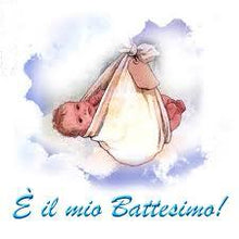 Carica l'immagine nel visualizzatore di Gallery, CIALDA PER TORTE IN OSTIA BATTESIMO - FORMATO A4