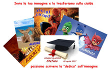 Carica l'immagine nel visualizzatore di Gallery, CIALDA IN PASTA DI ZUCCHERO CON STAMPA PERSONALIZZATA