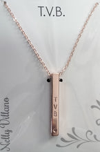 Carica l'immagine nel visualizzatore di Gallery, COLLANA BY NELLY VILLANO CON PENDENTE IN OTTONE - CON FRASI - CATENINA REGOLABILE DA 44 A49 CM - ACCIAIO NIKEL FREE