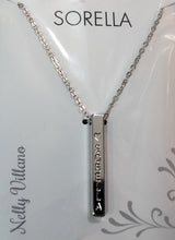 Carica l'immagine nel visualizzatore di Gallery, COLLANA BY NELLY VILLANO CON PENDENTE IN OTTONE - CON FRASI - CATENINA REGOLABILE DA 44 A49 CM - ACCIAIO NIKEL FREE