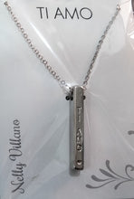 Carica l'immagine nel visualizzatore di Gallery, COLLANA BY NELLY VILLANO CON PENDENTE IN OTTONE - CON FRASI - CATENINA REGOLABILE DA 44 A49 CM - ACCIAIO NIKEL FREE