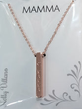 Carica l'immagine nel visualizzatore di Gallery, COLLANA BY NELLY VILLANO CON PENDENTE IN OTTONE - CON FRASI - CATENINA REGOLABILE DA 44 A49 CM - ACCIAIO NIKEL FREE