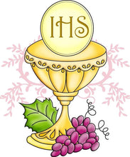 Carica l'immagine nel visualizzatore di Gallery, CIALDA IN OSTIA "PRIMA COMUNIONE" FORMATO A4 - TONDA O RETTANGOLARE