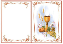 Carica l'immagine nel visualizzatore di Gallery, CIALDA PER TORTE IN OSTIA PRIMA COMUNIONE - FORMATO A4