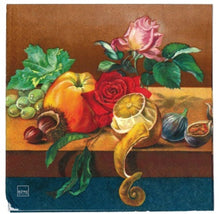 Carica l'immagine nel visualizzatore di Gallery, TOVAGLIOLI IN CARTA PER DECOUPAGE CM 33x33 5 PEZZI