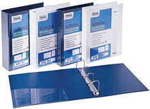 Carica l'immagine nel visualizzatore di Gallery, RACCOGLITORE PERSONALIZZABILE EUROPA - 4 Anelli Quadri, 65 mm, 22 x 30 cm, Bianco