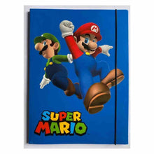 Carica l&#39;immagine nel visualizzatore di Gallery, cartellina Super Mario tre lembi
