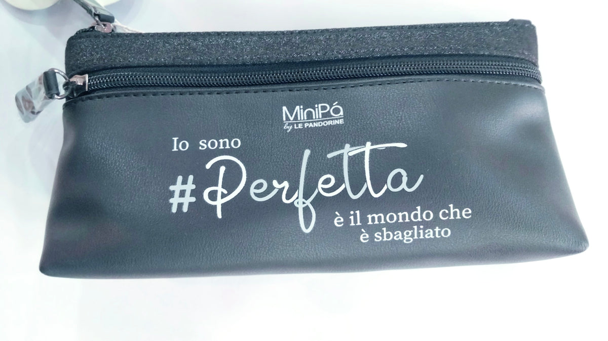 POCHETTE MINIPÀ LE PANDORINE ASTUCCIO PORTAOGGETTI NERO – Cartaria Ciampino