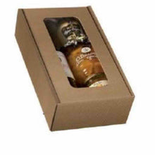 Carica l'immagine nel visualizzatore di Gallery, scatola per 2 bottiglie stese con finestra trasparente