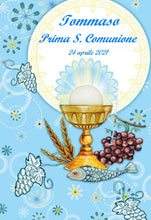 Carica l'immagine nel visualizzatore di Gallery, CIALDA IN PASTA DI ZUCCHERO CON STAMPA PERSONALIZZATA