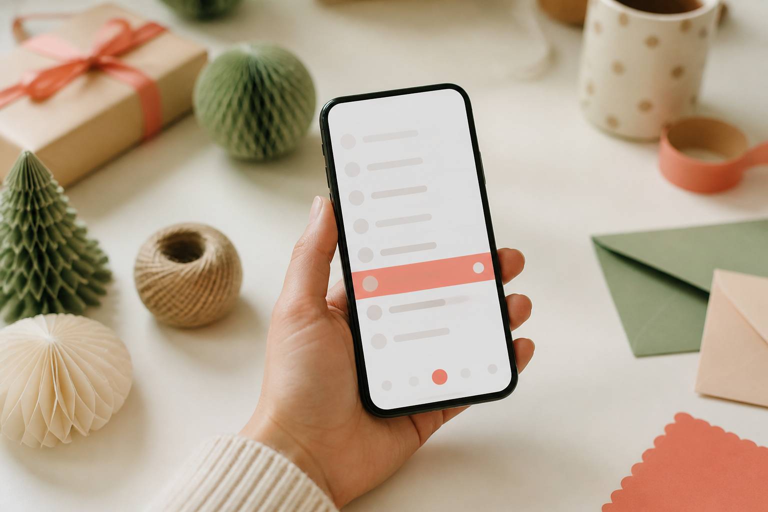 Main tenant un smartphone en train de bloquer un numéro