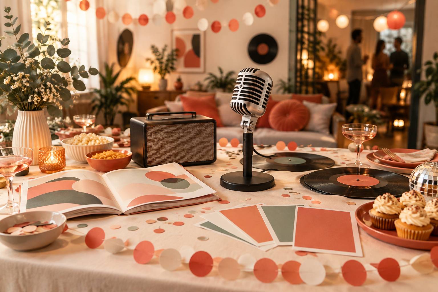 Illustration éditoriale du sujet : Canzoni da karaoke: le 50 più cantate alle feste
