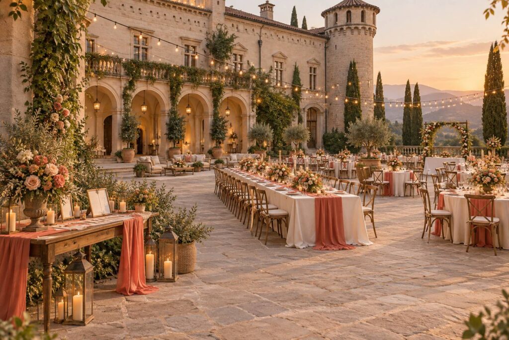 Illustration éditoriale du sujet : Castello Galli: matrimoni in castello, info e tariffe