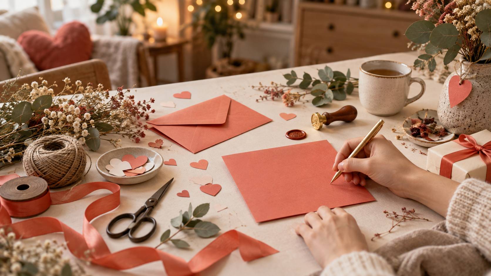 Illustration éditoriale du sujet : Frasi per San Valentino: dediche romantiche e originali
