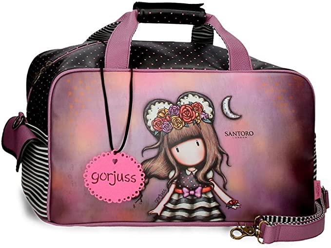 GORJUSS FRIDA - BORSA DA VIAGGIO ROSA CM 45 x 25 x 25