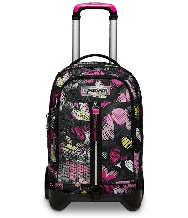 ZAINO TROLLEY SEVEN JACK - KIDDIE CRUSH - 2 RUOTE - ZAINO STACCABILE