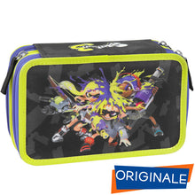 Carica l&#39;immagine nel visualizzatore di Gallery, ASTUCCIO PIENO 3 ZIP CON CORREDO SPLATOON
