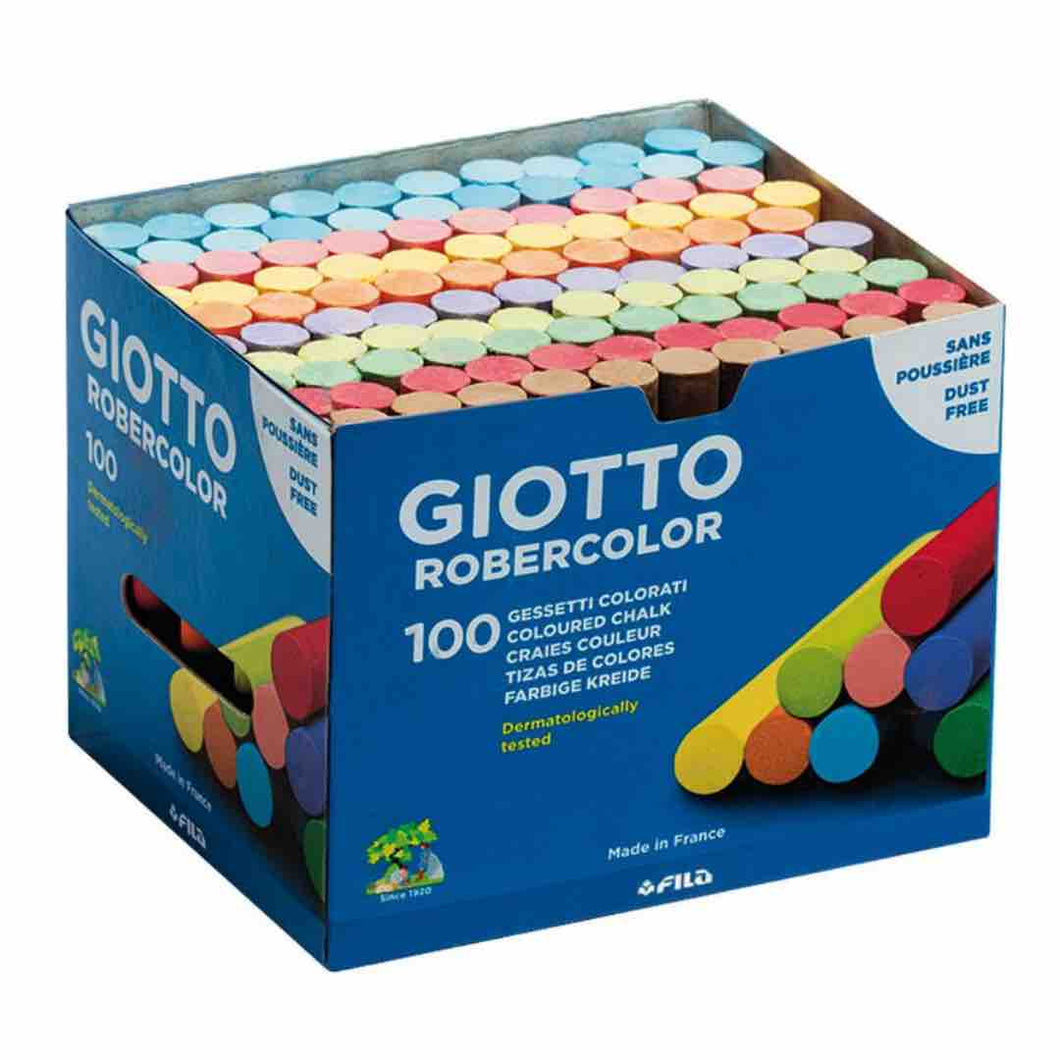 100 gessetti colorati giotto