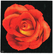 Carica l&#39;immagine nel visualizzatore di Gallery, Tovaglioli per decoupage - rosa rossa
