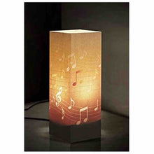 Carica l&#39;immagine nel visualizzatore di Gallery, lampada da tavolo w-lamp con note musicali
