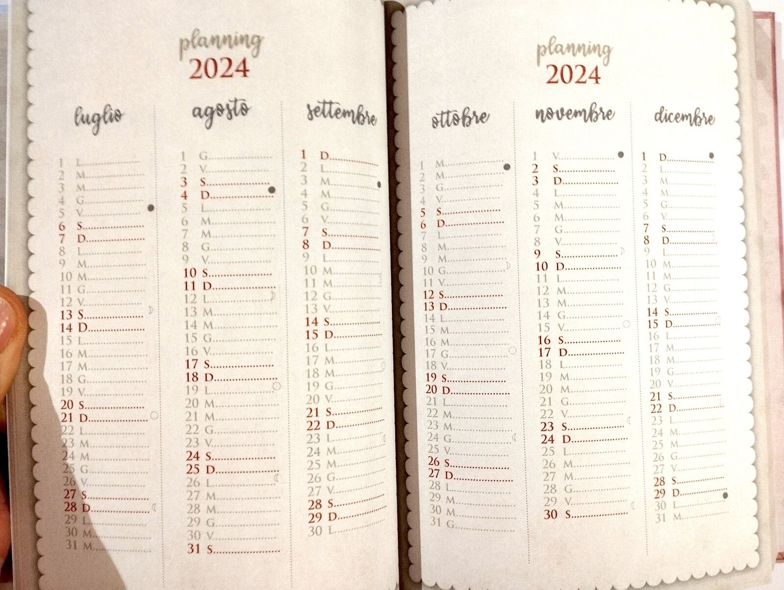 Agenda Giornaliera spirale 2020 Santoro Gorjuss 13x19