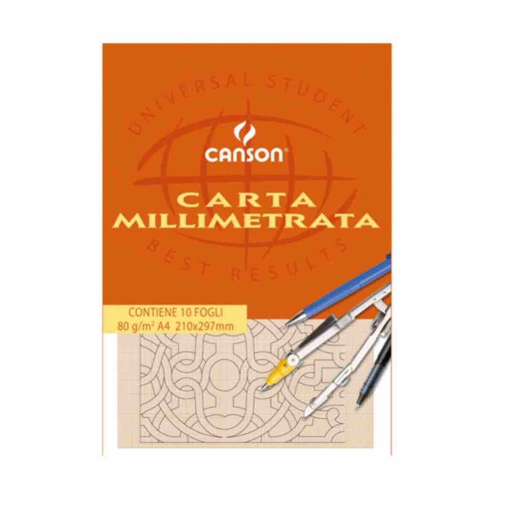 CANSON CARTA MILLIMETRATA A4