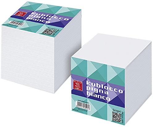 set da 12 pezzi cubo per appunti bianco