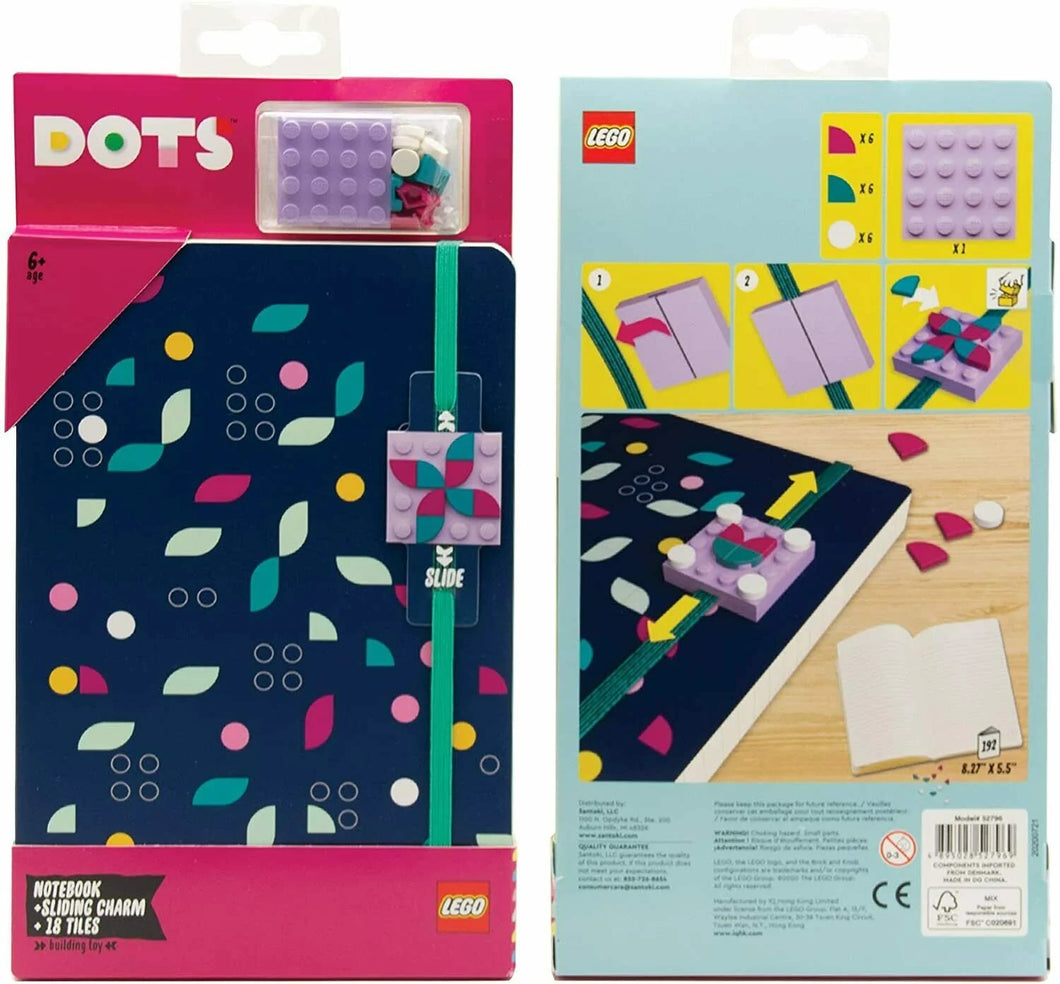 NOTEBOOK LEGO DOTS + CHARME