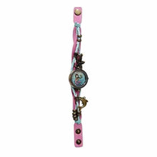 Carica l&#39;immagine nel visualizzatore di Gallery, orologio gorjuss vintage multicolore rosa
