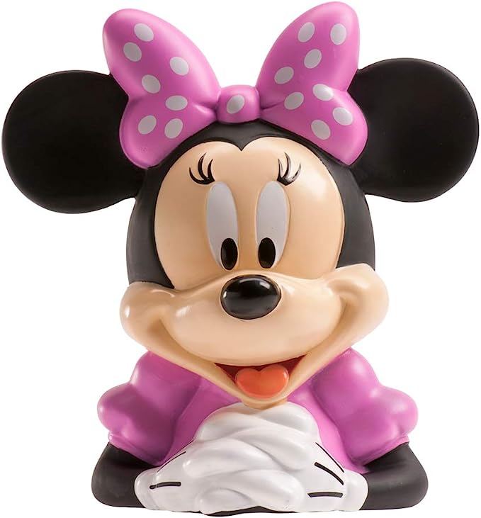 Dekora - Salvadanaio per Bambini di Minnie Mouse con Cialda di Biscotto Wafer 10 GR