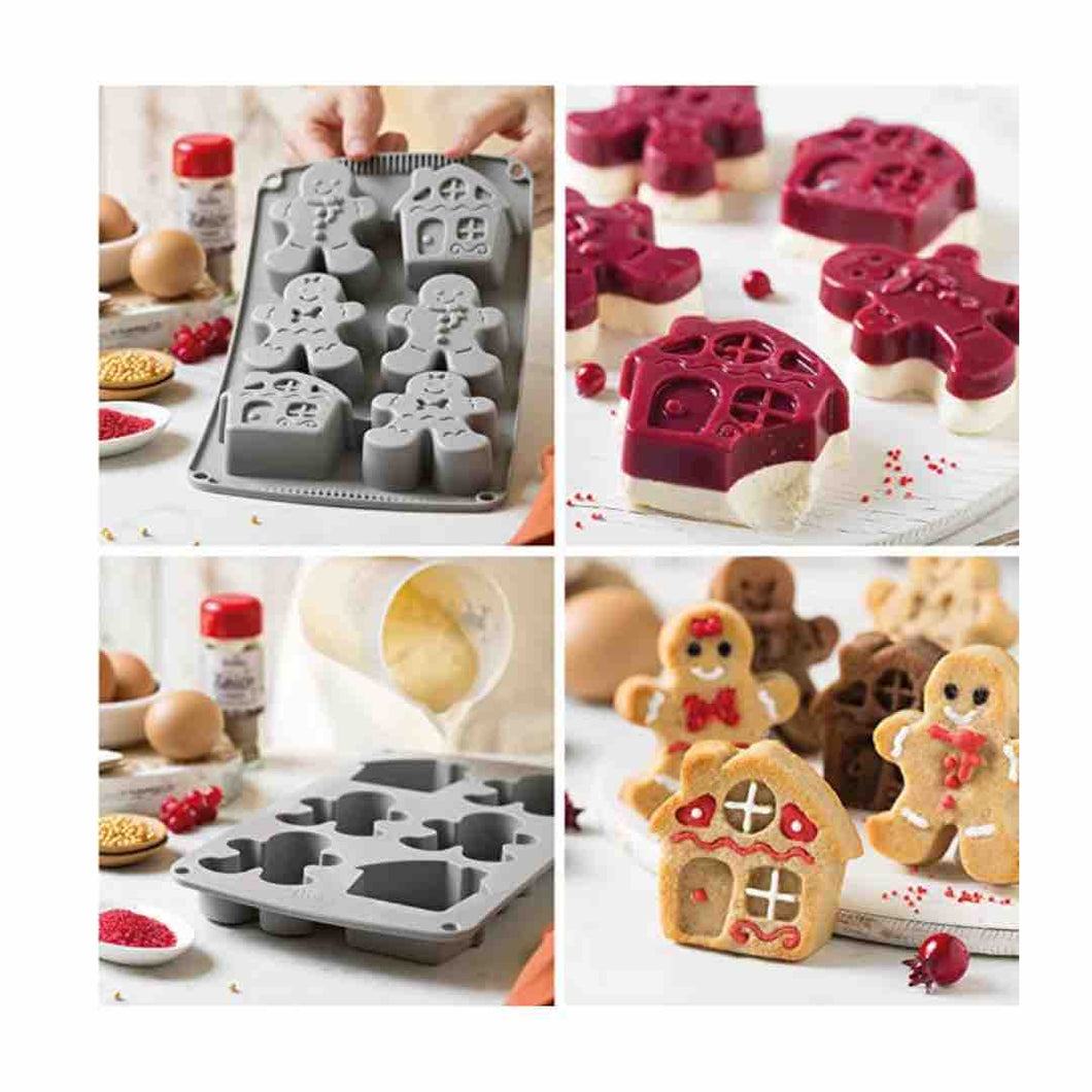 stampo gingerbread in silicone